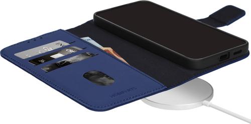 Mobiparts Leather Wallet Case Apple iPhone 17 Pro Blue (MagSafe Compatible) – image 3