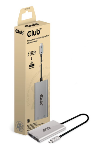 Club 3D - video adapter - 24 pin USB-C to DisplayPort - 235 cm – Foto 4 von 4