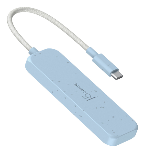 j5create JCH341EC interface hub USB Type-C 1250 Mbit/s Blue – image 2