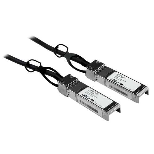 SFPCMM1M StarTechcom Cable de 1m Twinax Direct Attach SFP a SFP - 10G Compatible con Cisco SFP-H10GB-CU1M - DAC de Cobre SFP 10GbE - DAC Pasivo de Bajo Poder 10Gbps Firepower ASR920 ASR9000 SFPCMM1M - Cable de conexión directa - SFP a SFP - 1 m - biaxial - para P/N ET10GSFP PEX10000SFPI PEX10GSFP4I PEX20000SFPI