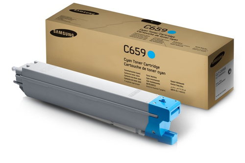 Original Samsung Clt-C659S Cyan Toner Cartridge - image 2