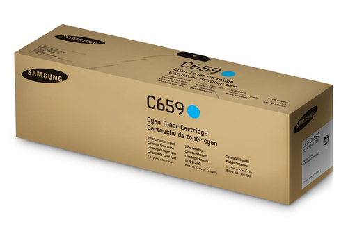 Original Samsung Clt-C659S Cyan Toner Cartridge - image 3