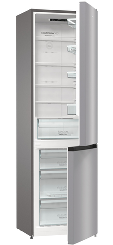 Gorenje NRK6202ES4 холодильник с морозильной камерой Отдельно стоящий 331 L Серый