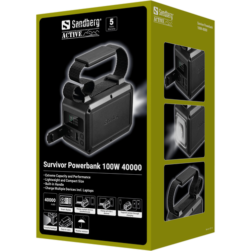 Sandberg Survivor Powerbank 100W 40000 – image 6