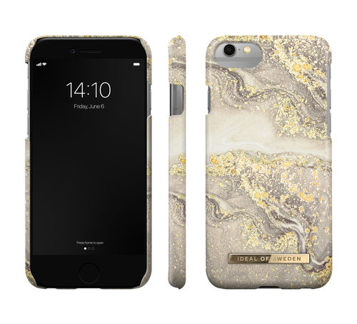 iDeal of Sweden Printed Case iPhone 8/7/6/6S/SE Sparkle Greige Mar – image 3