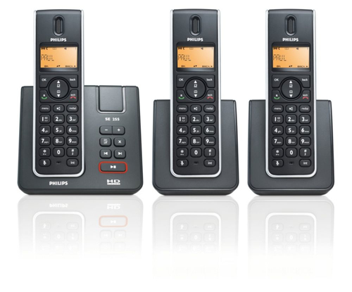 Philips SE2553B/22 telephone DECT telephone Caller ID Black