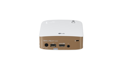 LG PH150G data projector Standard throw projector 130 ANSI lumens DLP 720p (1280x720) Gold, White – image 5