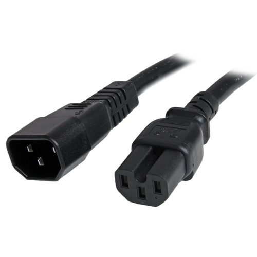 PXTC14C153 CABLE 91CM ADAPTADOR 14 AWG  C14 A C15 JUMPER BRIDGE SERVIDOR