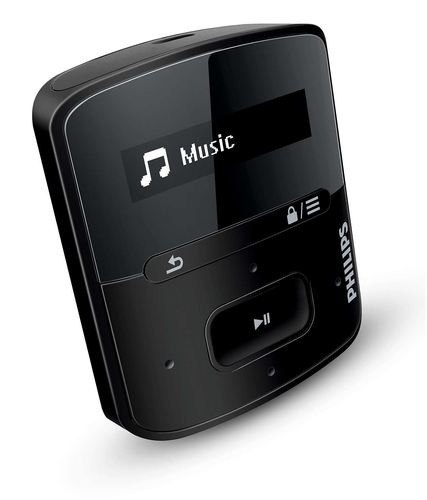 Philips GoGear SA4RGA04KN/97 MP3-/MP4-mängija MP3-mängija 4 GB Must