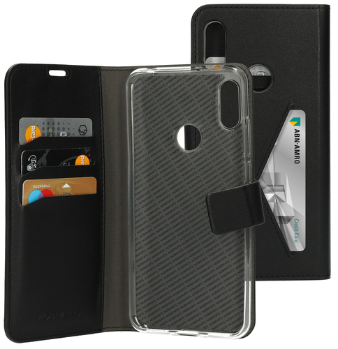 Mobiparts Classic Wallet Case Huawei Y6 (2019) Black – image 1