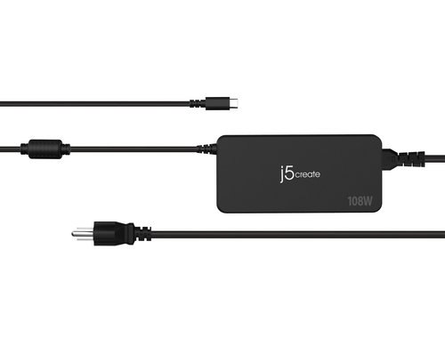 j5create JUP34108 mobile device charger Laptop, Smartphone, Tablet Black AC Fast charging Indoor – image 3