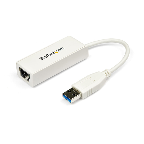 ADAPTADOR TARJETA DE RED EXTERNA NIC USB 30 A 1GBPS GIGABIT ETHERNET 1 PUERTO - 1X RJ45 HEMBRA - 1X USBA - BLANCO - STARTECHCOM MOD USB31000SW USB31000SW - USB31000SW