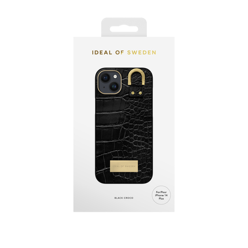 iDeal of Sweden Atelier Case iPhone 14PL Black Croco – image 1