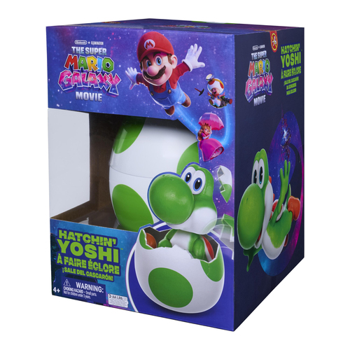 Spin Master Super Mario Galaxy Movie, Hatchin’ Yoshi Interactive Egg and Action Figure with Sounds, Ages 4 & Up, Batteries Included – image 7