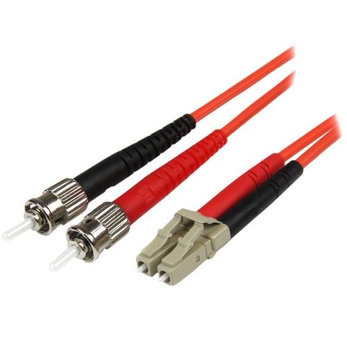 CABLE 5M PATCH FIBRA DUPLEX  MULTIMODO 50/125 LC A ST  - 50FIBLCST5