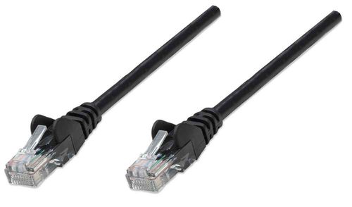 CABLE DE RED PATCH CAT5E  RJ45 20M NEGRO - 320757