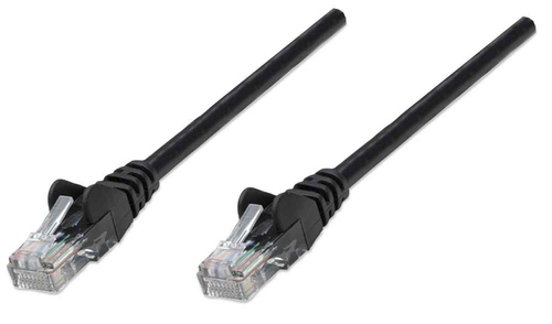 Cable Intellinet Red Cat5e UTP RJ45 M-M 3m Color Negro - 320764