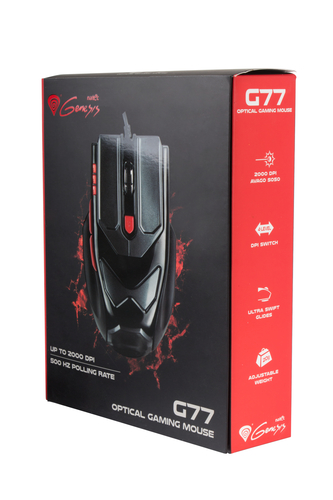 GENESIS G77 mouse Gaming Right-hand USB Type-A Optical 2000 DPI – image 5
