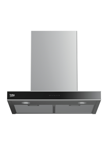 Beko HCB63741BXH cooker hood Wall-mounted Stainless steel 730 m³/h