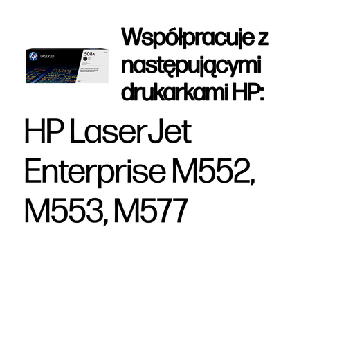 HP 508A oryginalny wkład laserowy, czarny CF360A