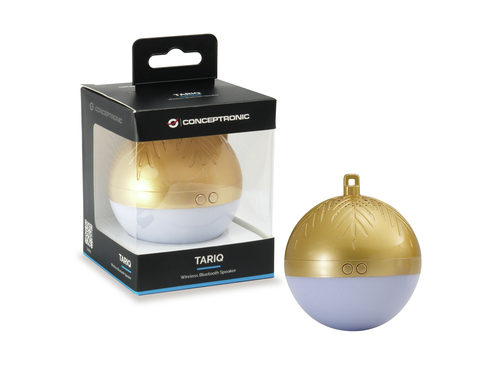 Conceptronic TARIQ Wireless Bluetooth Speaker, gold – image 2