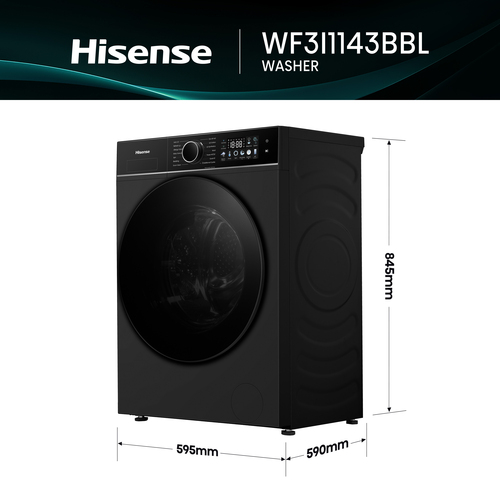 Hisense WF3I1143BBL washing machine Front-load – image 6