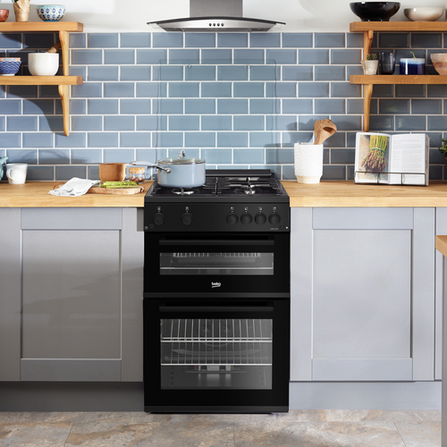 Beko Pro FDG6201K 60 cm Gas Cooker - Black, White - image 7