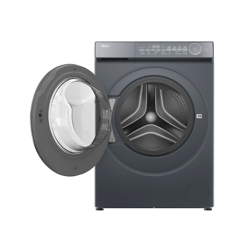 Haier HWD90-B14367GUUK washer dryer Freestanding Front-load Graphite – image 2