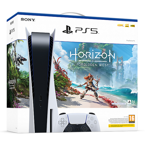 Sony Interactive Entertainment PlayStation 5 + Horizon Forbidden West 825 GB Wi-Fi Белый