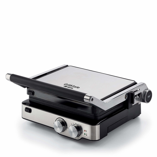 Ariete 1918 Grill & Taste - Electric Grill - Removable non-stick tilting plates - 180 ° opening - 5 Temperatures - 2000 Watt - Stainless Steel