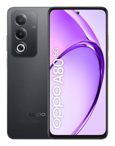 OPPO A80 5G 16,9 cm (6.67") Две SIM-карты Android 14 USB Type-C 8 GB 256 GB 5100 mAh Черный