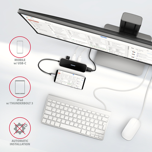 AXAGON SuperSpeed USB-C Hub USB-Hubs - USB 32 - 6 - Schwarz – Foto 6 von 10