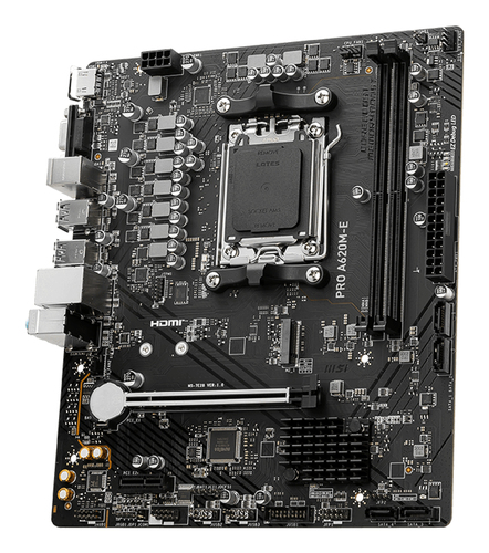 Msi Pro A620M-E Amd AM5 Micro-Atx Motherboard - Lightning PCIe 4.0, DDR5, Resizable Bar, Business Elegance - image 3