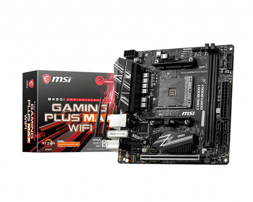 MSI B450I GAMING PLUS MAX WIFI материнская плата AMD B450 Разъем AM4 Mini ITX