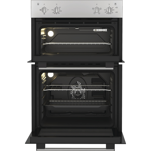 Indesit Dii 10N S Built In Electric Double Oven - Silver - A/A Rated, Silver - image 3