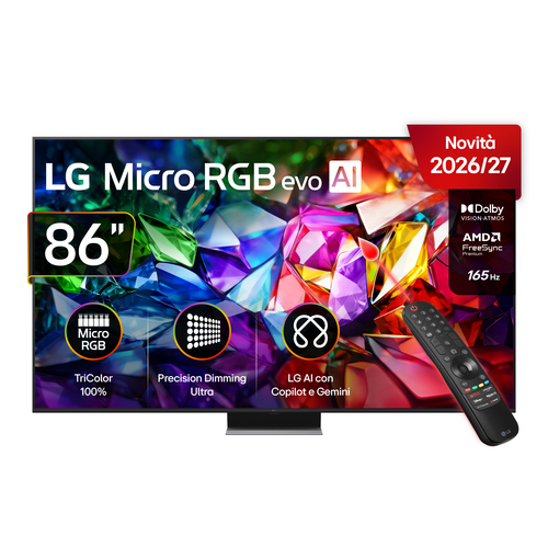 LG Micro RGB 86MRGB96B6B 2.18 m (86") 4K Ultra HD Smart TV Wi-Fi Black – image 1