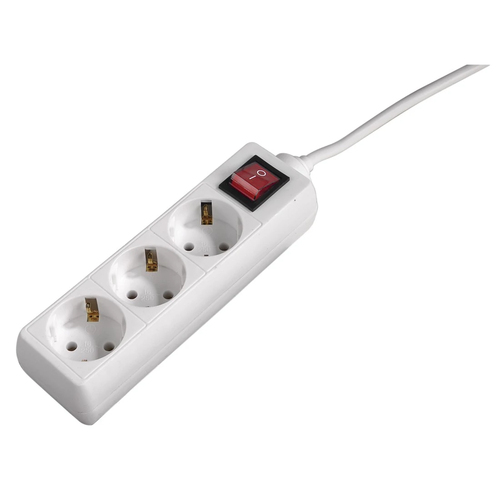 Regleta Alimentacion CON 3 Tomas Interruptor
