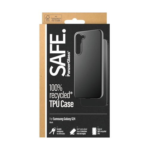 PanzerGlass SAFE. by PanzerGlass® TPU Case Samsung Galaxy S24 | Black – image 3