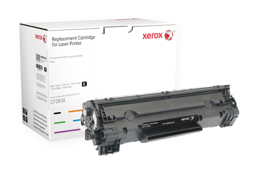 Xerox Black toner cartridge. Equivalent to HP CF283X. Compatible with HP LaserJet M127, LaserJet M201, LaserJet M225