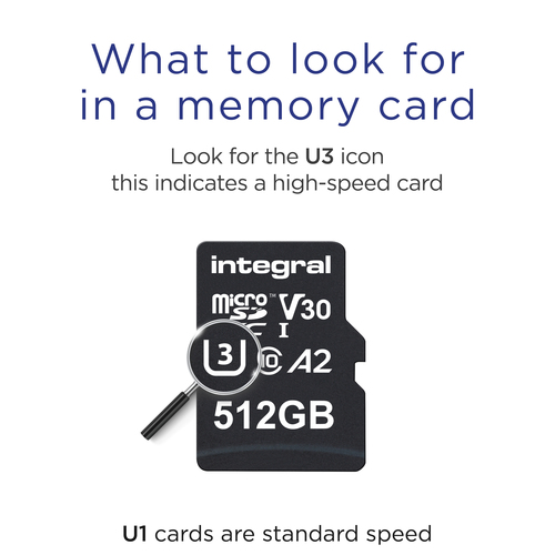 Integral 512GB MICRO SDXC UHS-1 U3 CL10 V30 A1 UP TO 100MBS READ 50MBS WRITE – image 3