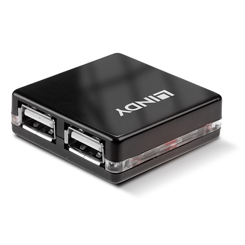 LINDY 4 Port USB 2.0 Mini Hub, afbeelding 4