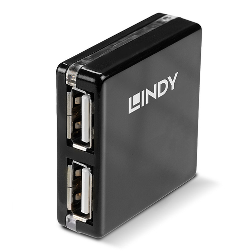 LINDY 4 Port USB 2.0 Mini Hub, afbeelding 5