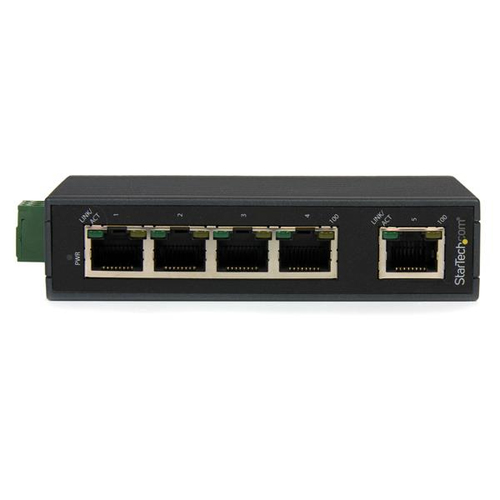 StarTech.com - Mbps Industrial Networking Solution - IP30-rated Energy Efficient Internet (IES5102) Switch 5-porte 10/100 – billede 2
