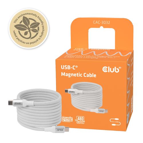 Club 3D Magnetische USB-C kabel, afbeelding 7