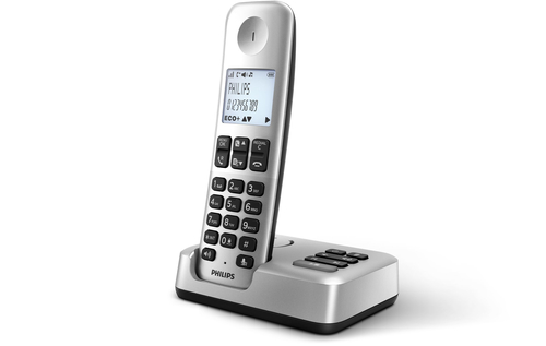Philips D5351S/FR telephone DECT telephone Caller ID Black, Silver – image 2