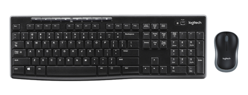 920-004536 KIT TECLADO Y MOUSE LOGITECH MK270 WIRELES USB NEGRO INGL 920-004536