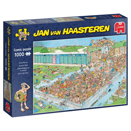 Jan van Haasteren Pool Pile-Up 1000 pcs Составная картинка-головоломка 1000 шт Мультфильмы