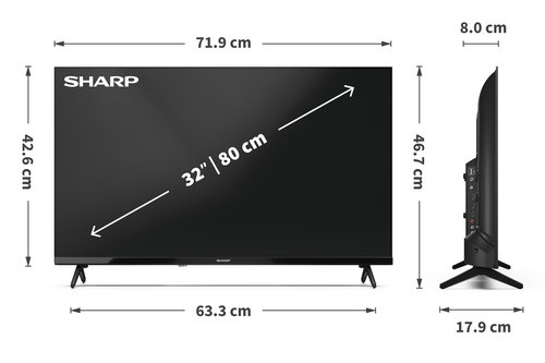 Sharp 32HA1205E TV – image 8