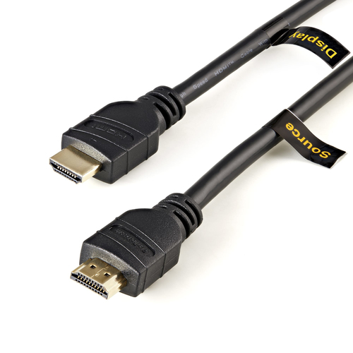 HDMM10MA StarTechcom Cable HDMI de alta velocidad 10m - 2x Macho - Ultra HD 4k x 2k - Activo CL2 Instalación Interna en Pared - Negro - Cable HDMI - HDMI macho a HDMI macho - 10 m - doble blindado - negro