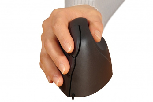 Bakker Elkhuizen BakkerElkhuizen Evoluent Std Vertical Wired Right Handed Mouse Black - image 4